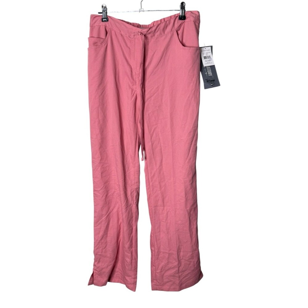 Grey's Anatomy Blush Pink Size S Tall Drawstring Scrub Pants NWT
